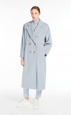 Max Mara 101801 Icon Frakker Lyseblå | MMR593830