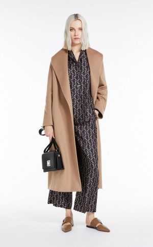 Max Mara Cashmere Robe Frakker Brune | MMR593895